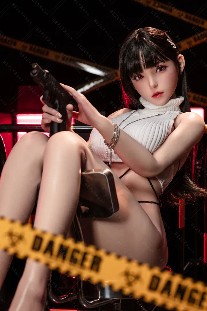 155cm (5ft1) E罩杯 輕量化 矽膠 性愛娃娃, ROS 头部 Violet